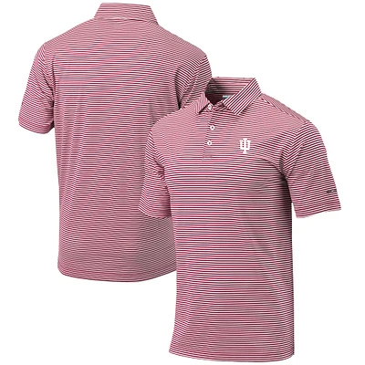 Men's Columbia Crimson Indiana Hoosiers Omni-Wick Club Invite Polo