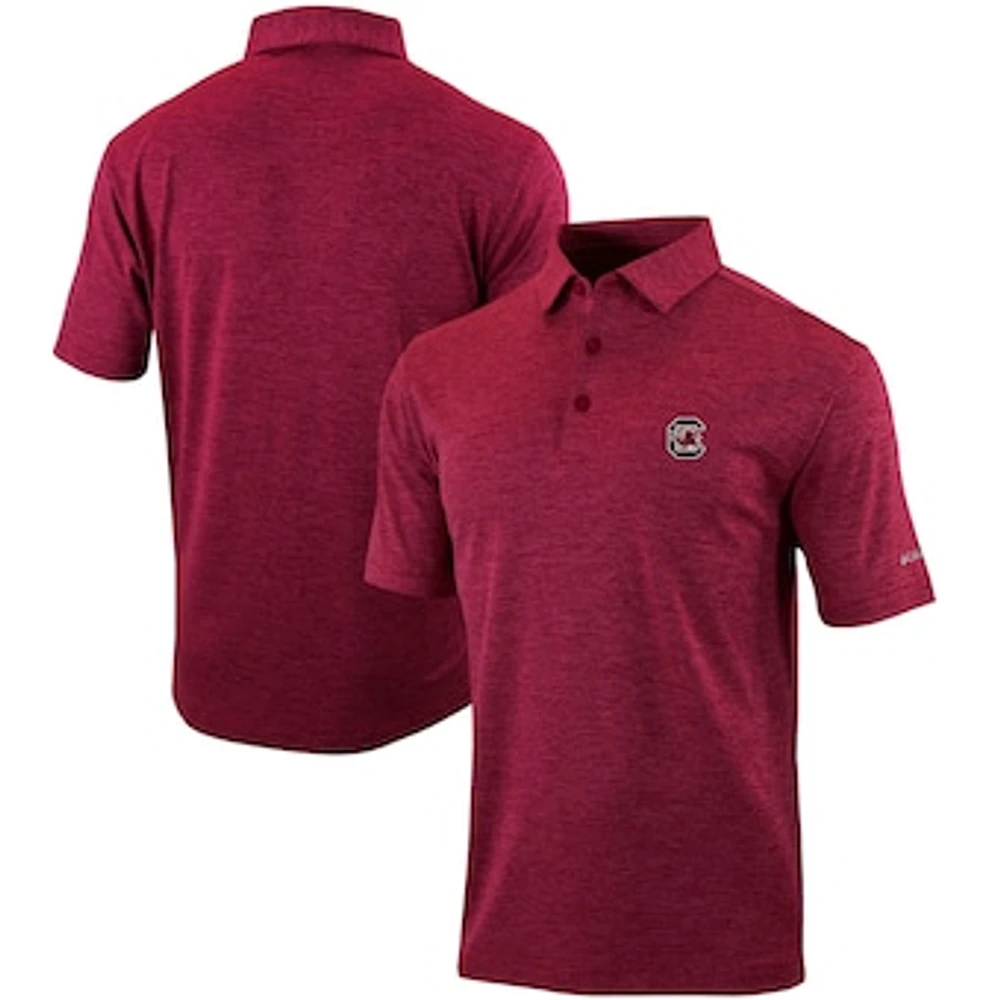 Men's Columbia Garnet South Carolina Gamecocks Omni-Wick Set II Polo