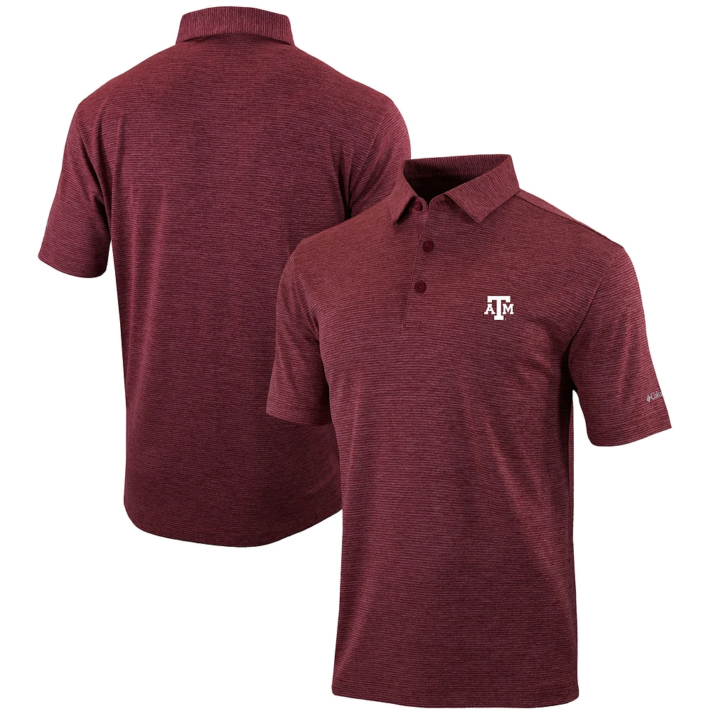 Men's Columbia Maroon Texas A&M Aggies Omni-Wick Set II Polo