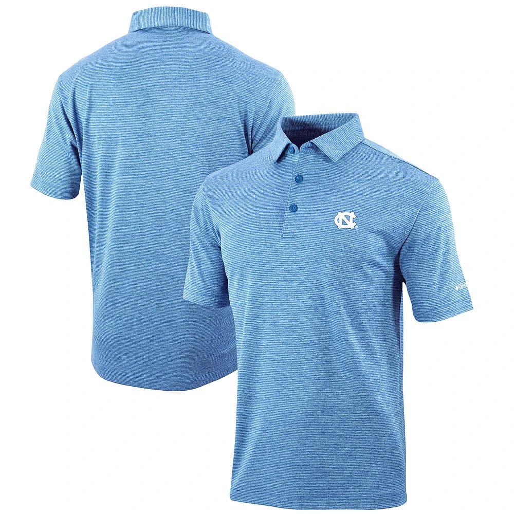 Men's Columbia White North Carolina Tar Heels Omni-Wick Set II Polo