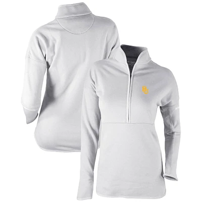 Women's Columbia Gray Baylor Bears Omni-Wick Go For It Half-Zip Pullover Top