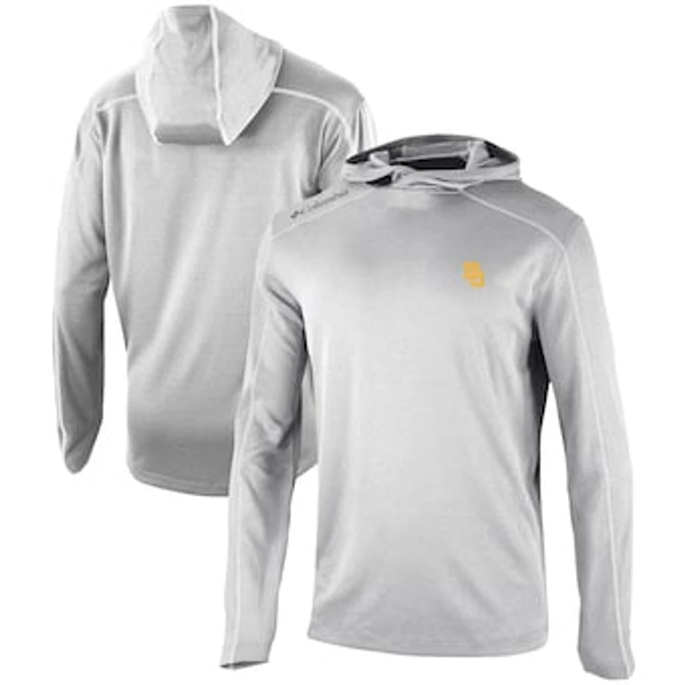 Men's Columbia Gray Baylor Bears Omni-Wick Shotgun Pullover Hoodie