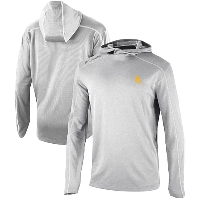 Men's Columbia Gray Baylor Bears Omni-Wick Shotgun Pullover Hoodie