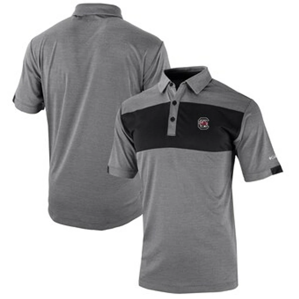 Men's Columbia Black South Carolina Gamecocks Omni-Wick Total Control Polo