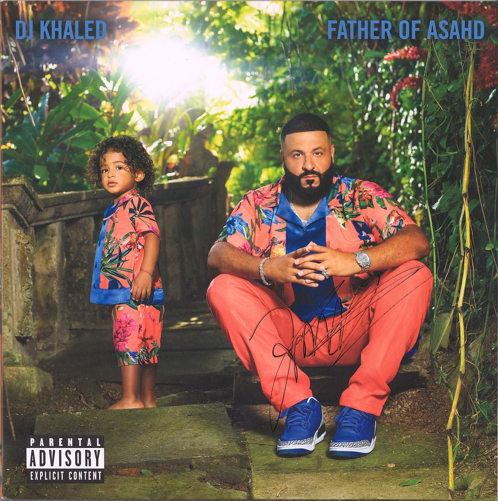 DJ Khaled Autographed Father of Asahd Album - JSA