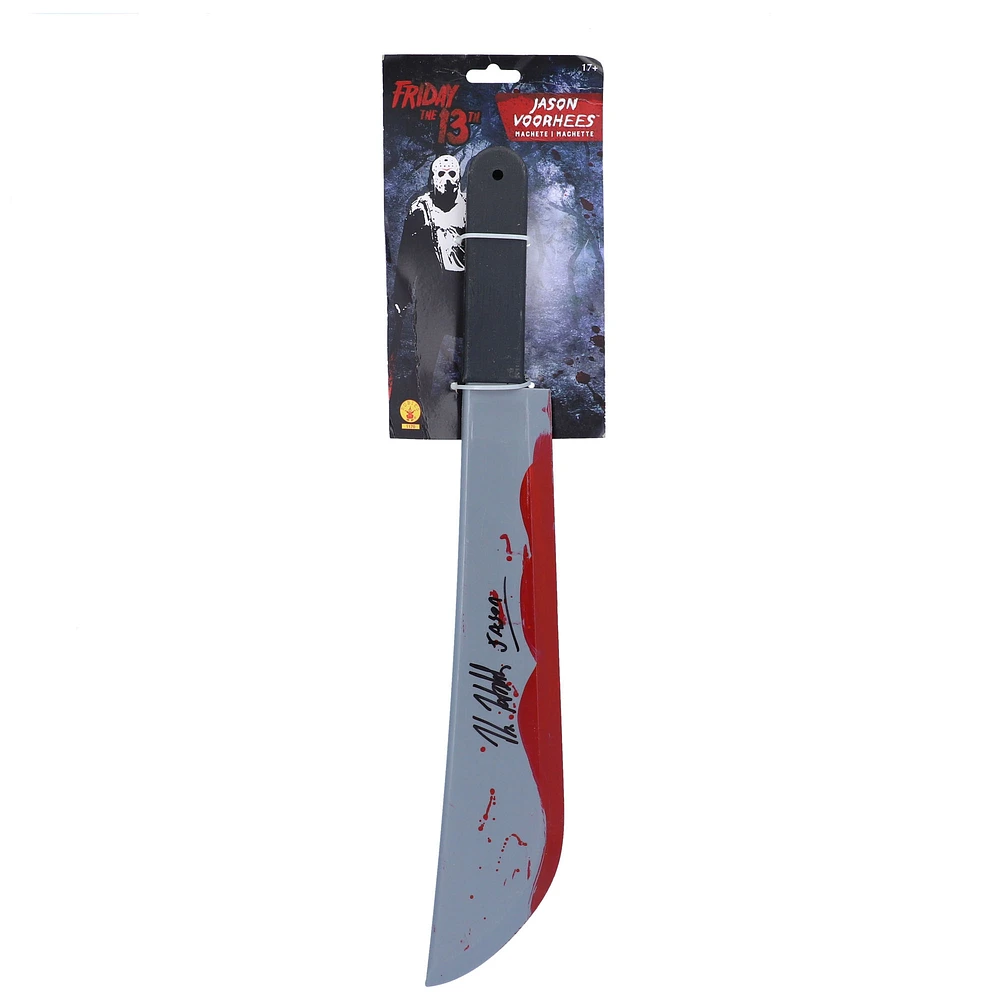 Kane Hodder Friday the 13th Autographed Replica Machete - BAS