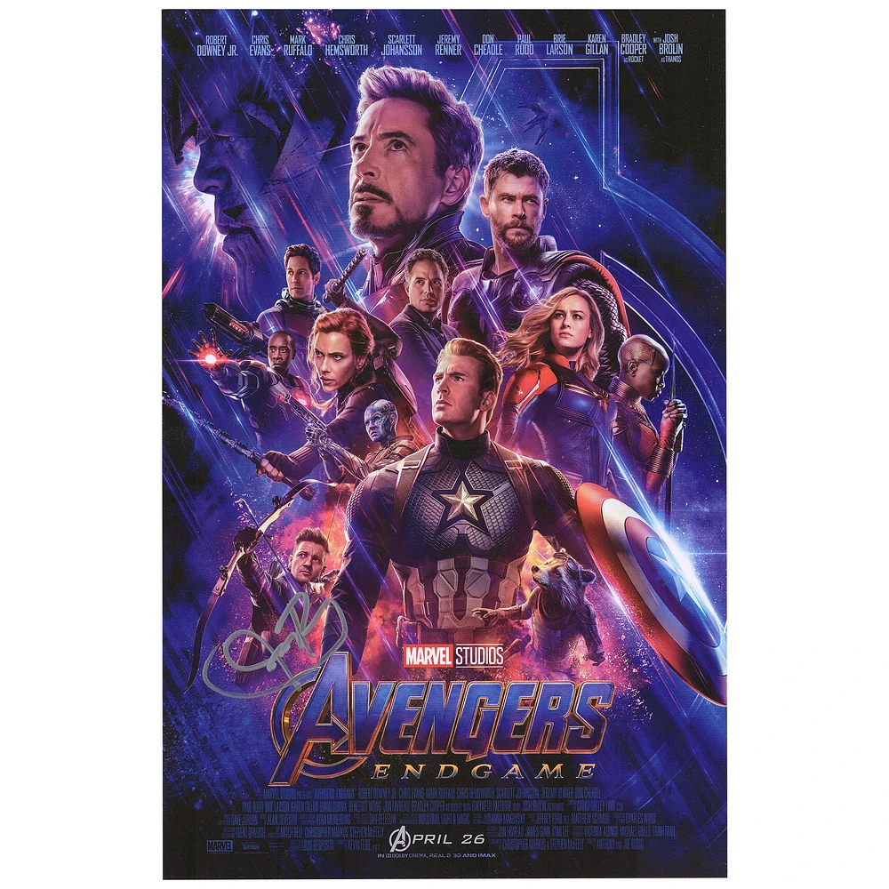 Jeremy Renner The Avengers: Endgame Autographed 11" x 17" Movie Poster