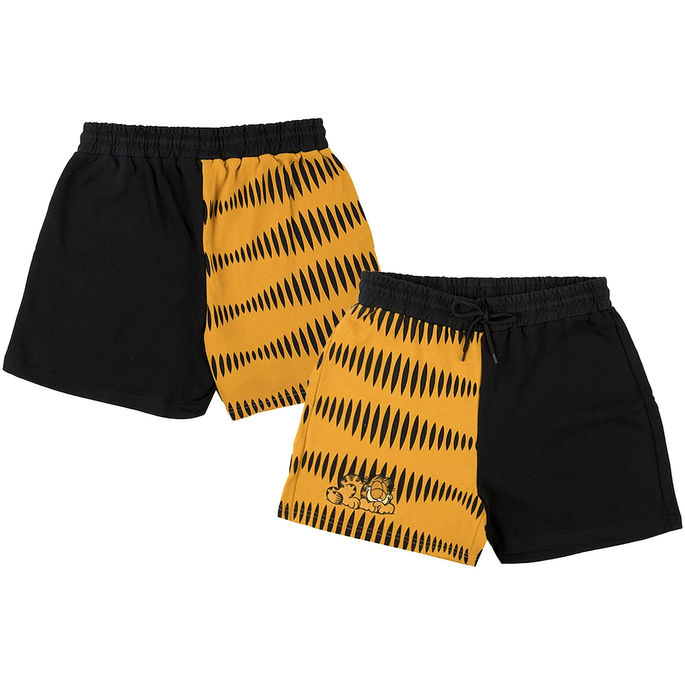 Men's DUMBGOOD Orange Garfield Striped Shorts