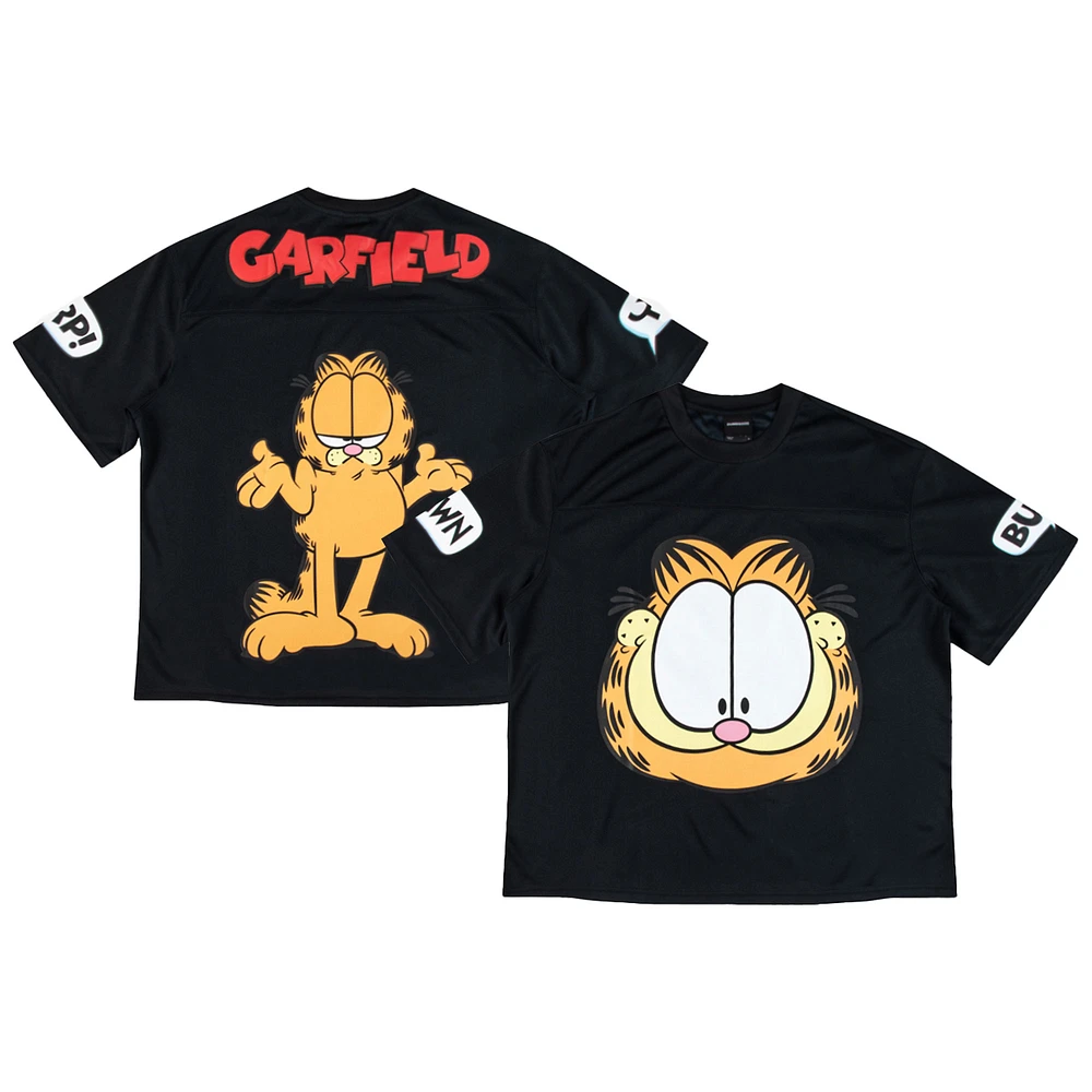 Men's DUMBGOOD Black Garfield Mesh Jersey