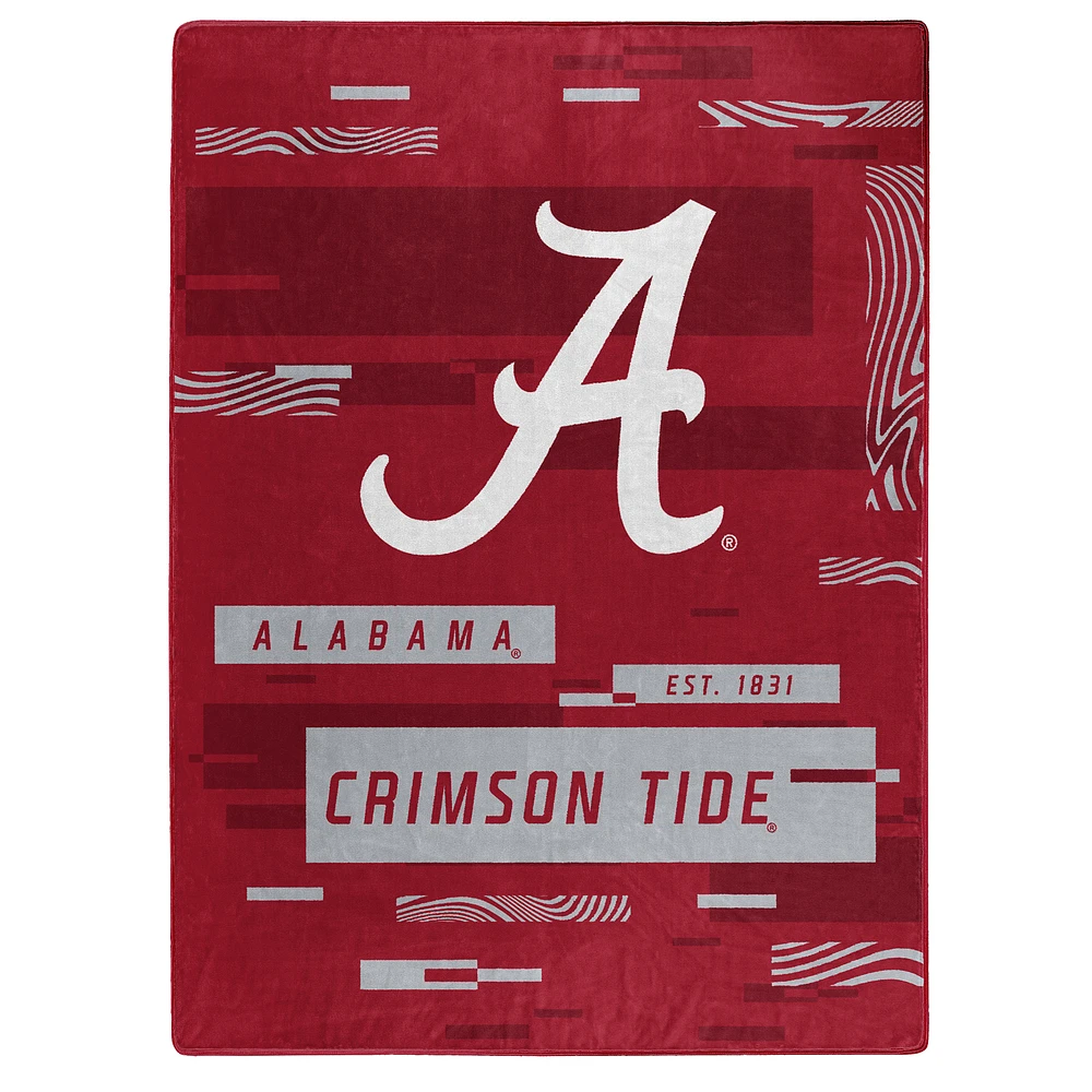 The Northwest Group Alabama Crimson Tide 50" x 60" Digitize Raschel Throw Blanket