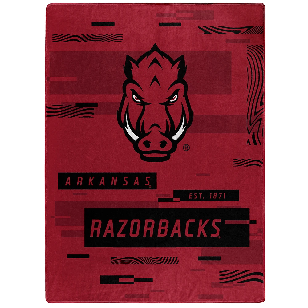 The Northwest Group Arkansas Razorbacks 50" x 60" Digitize Raschel Throw Blanket