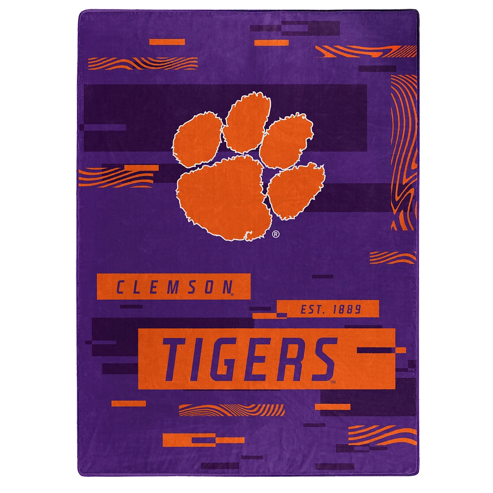 The Northwest Group Clemson Tigers 50" x 60" Digitize Raschel Throw Blanket