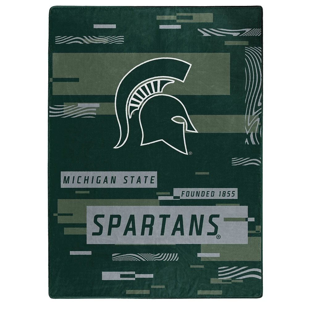 The Northwest Group Michigan State Spartans 50" x 60" Digitize Raschel Throw Blanket