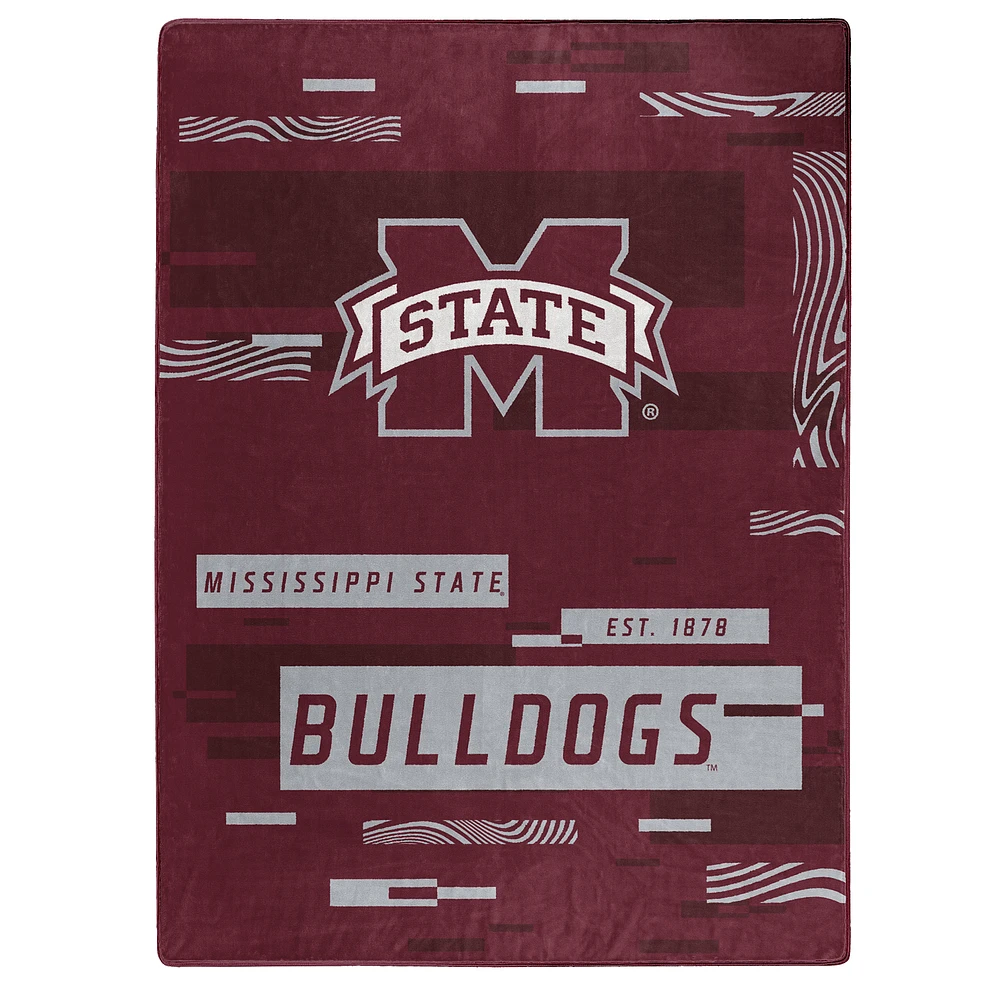 The Northwest Group Mississippi State Bulldogs 50" x 60" Digitize Raschel Throw Blanket