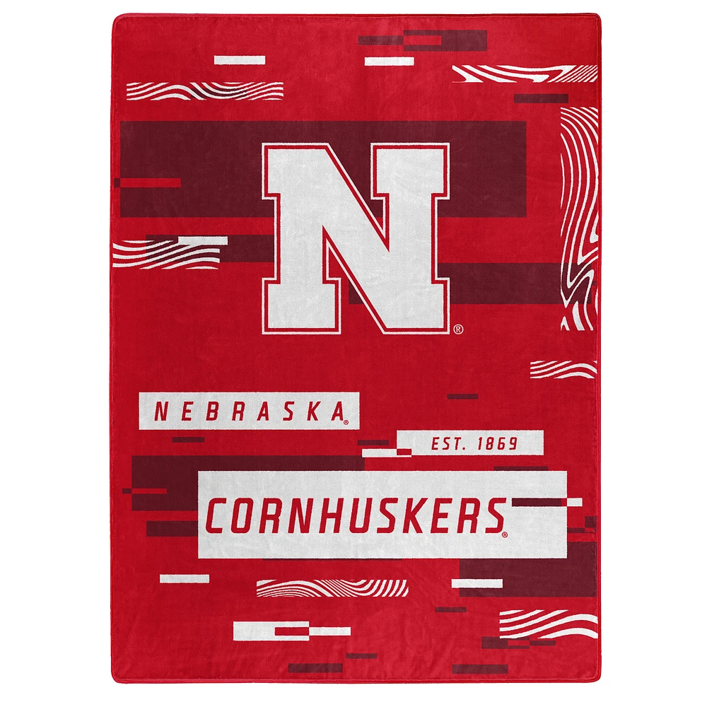 The Northwest Group Nebraska Huskers 50" x 60" Digitize Raschel Throw Blanket