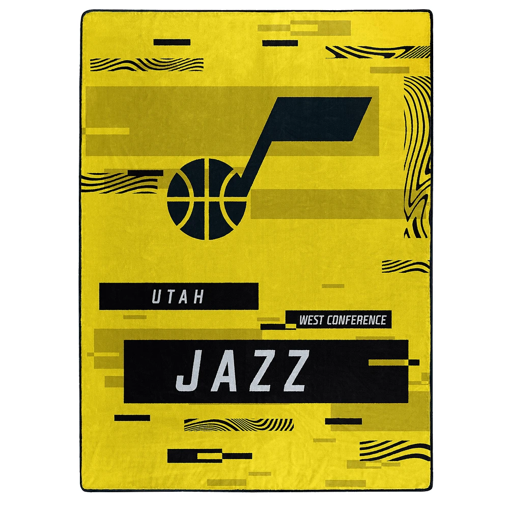 The Northwest Group Utah Jazz 50" x 60" Digitize Raschel Throw Blanket