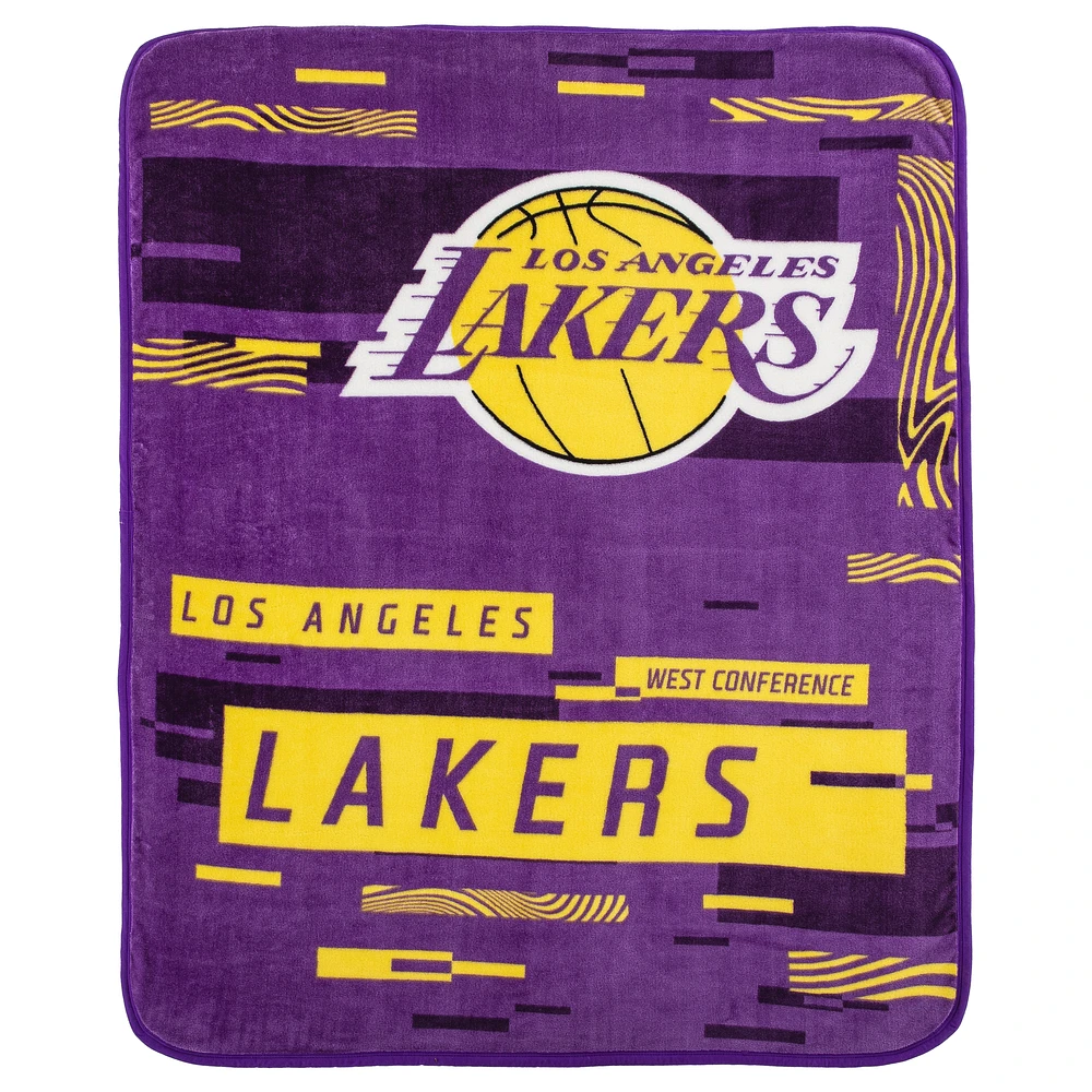 The Northwest Group Los Angeles Lakers 60" x 80" Digitize Raschel Throw Blanket