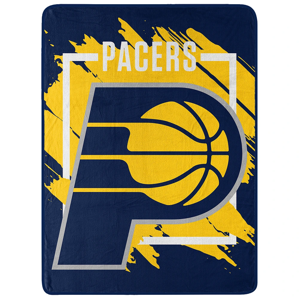 The Northwest Group Indiana Pacers 46" x 60" Dimensional Micro Raschel Plush Throw Blanket