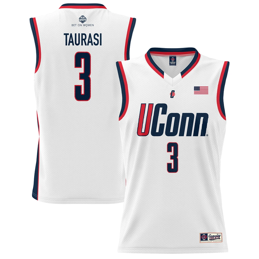 Unisex GameDay Greats Diana Taurasi White UConn Huskies Lightweight Basketball Alumni Jersey