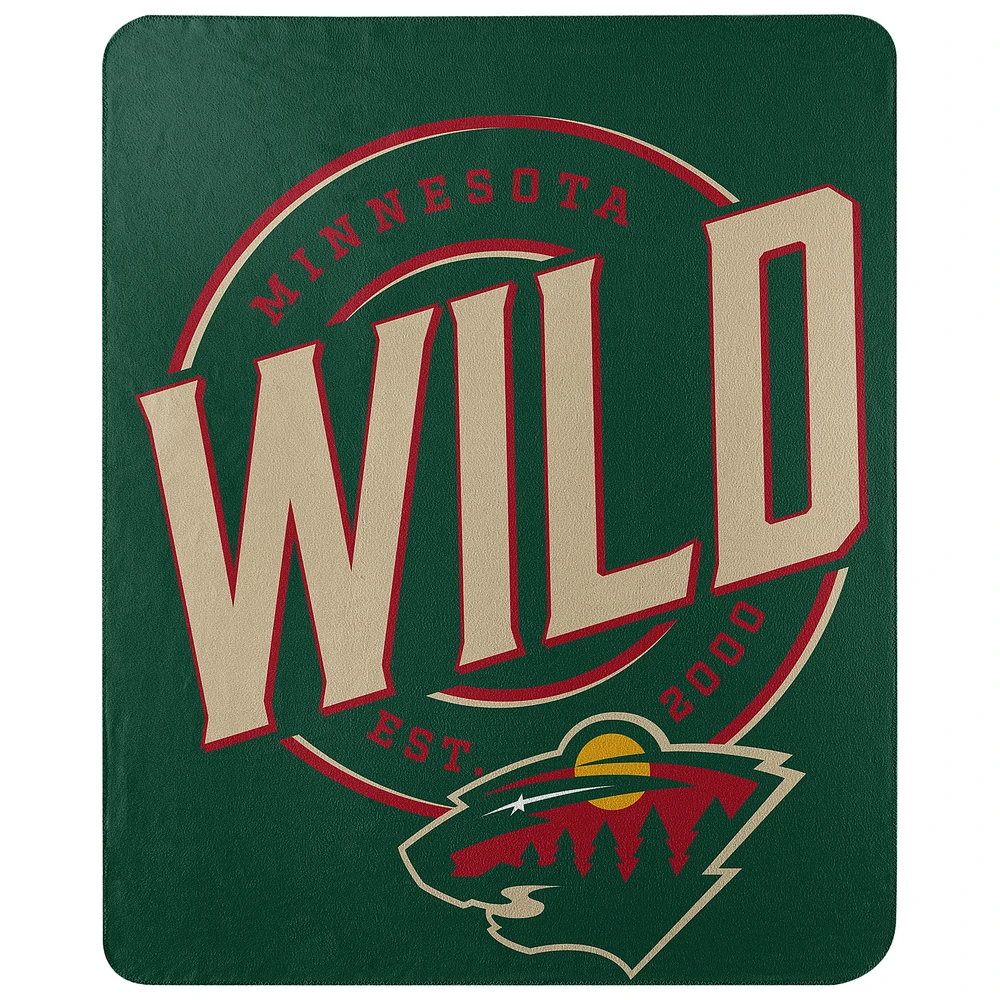 The Northwest Group Minnesota Wild 50" x 60" Campaign Fleece Throw