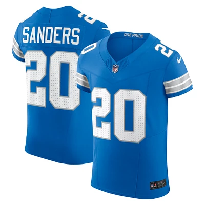 Men's Nike Barry Sanders Blue Detroit Lions  Vapor F.U.S.E. Elite Jersey