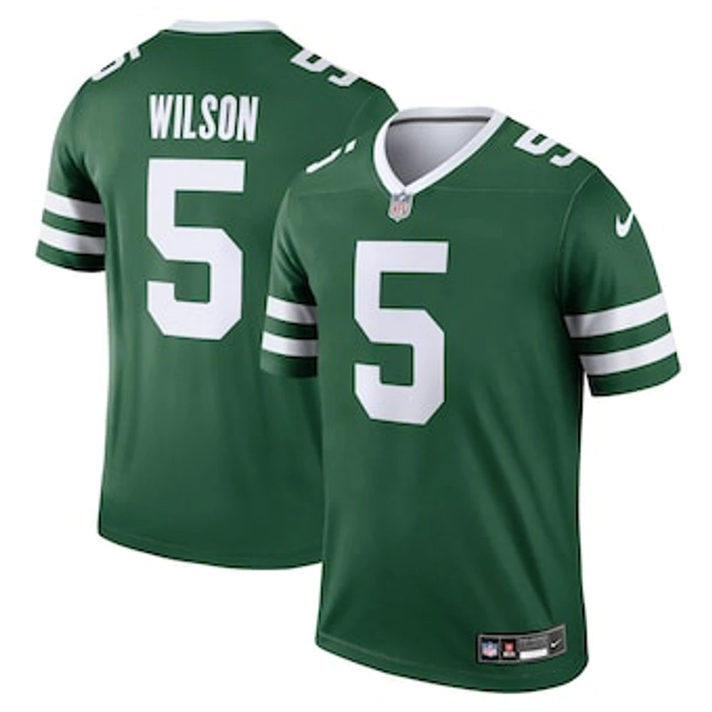 Men's Nike Garrett Wilson Green New York Jets Legend Player Performance Top