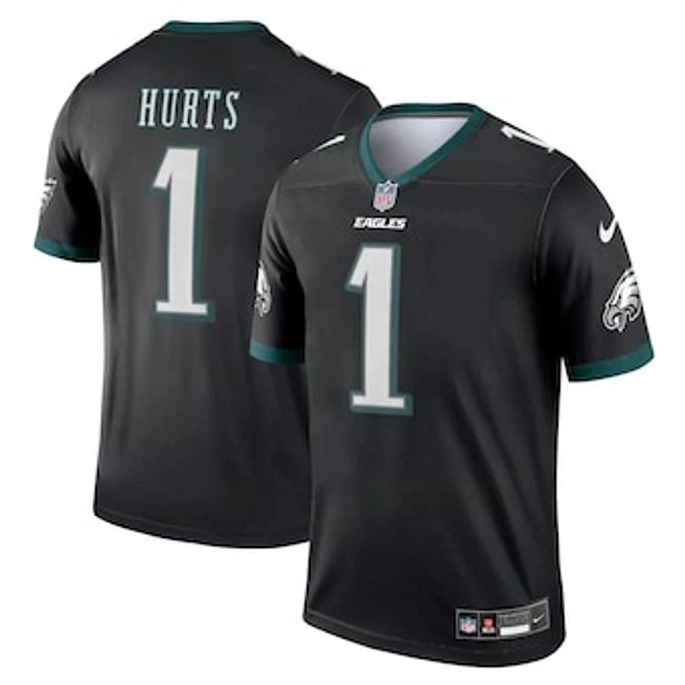 Men's Nike Jalen Hurts Black Philadelphia Eagles Legend Player Performance Top