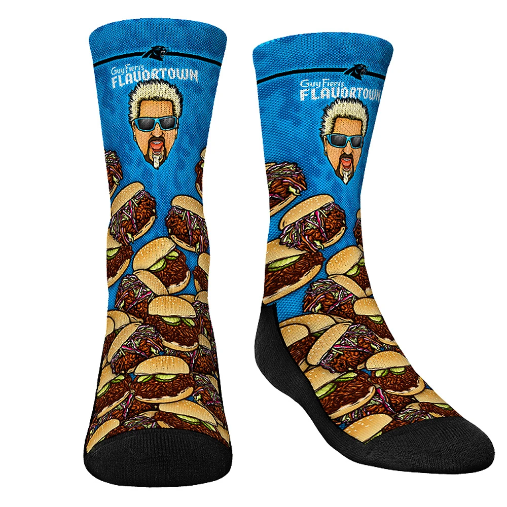 Youth Rock Em Socks Carolina Panthers NFL x Guy Fieri’s Flavortown Crew Socks
