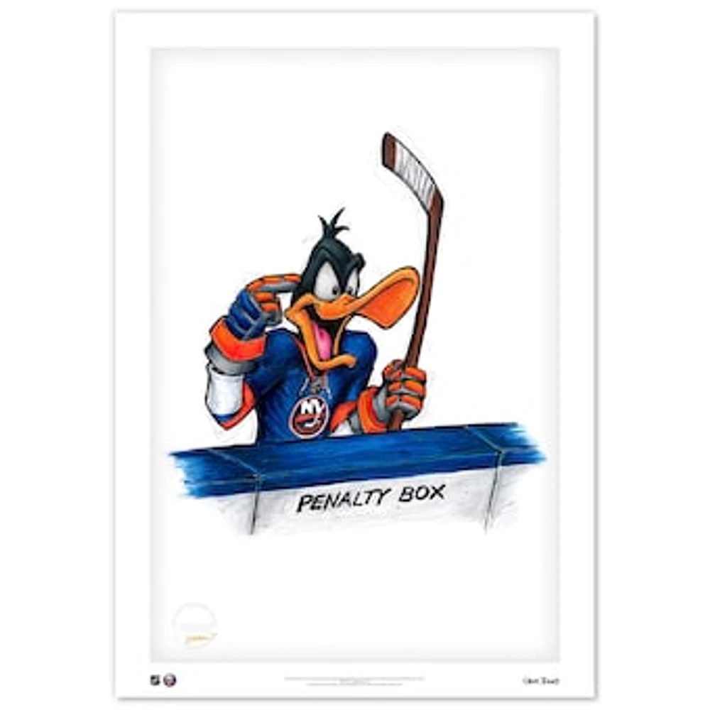 Daffy Duck New York Islanders 24" x 36" Looney Tunes Limited Edition Fine Art Print