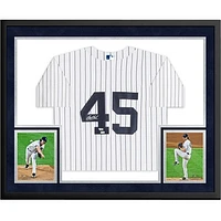 Gerrit Cole New York Yankees Autographed Framed White Nike Authentic Jersey Collage