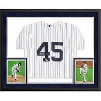 Gerrit Cole New York Yankees Autographed Framed White Nike Authentic Jersey Collage