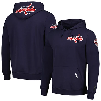 Men's Pro Standard Navy Washington Capitals Classic Pullover Hoodie