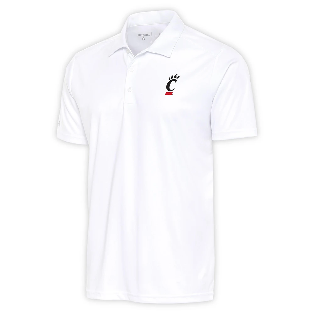 Men's Antigua White Cincinnati Bearcats Tribute Polo