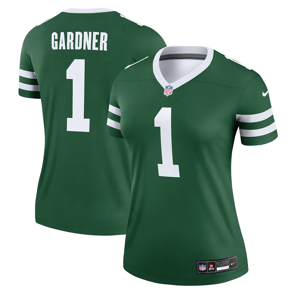 Women's Nike Ahmad Sauce Gardner Legacy Green New York Jets Legend Player Performance Top