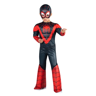 Toddler Spider-Man Miles Morales Costume with Mask