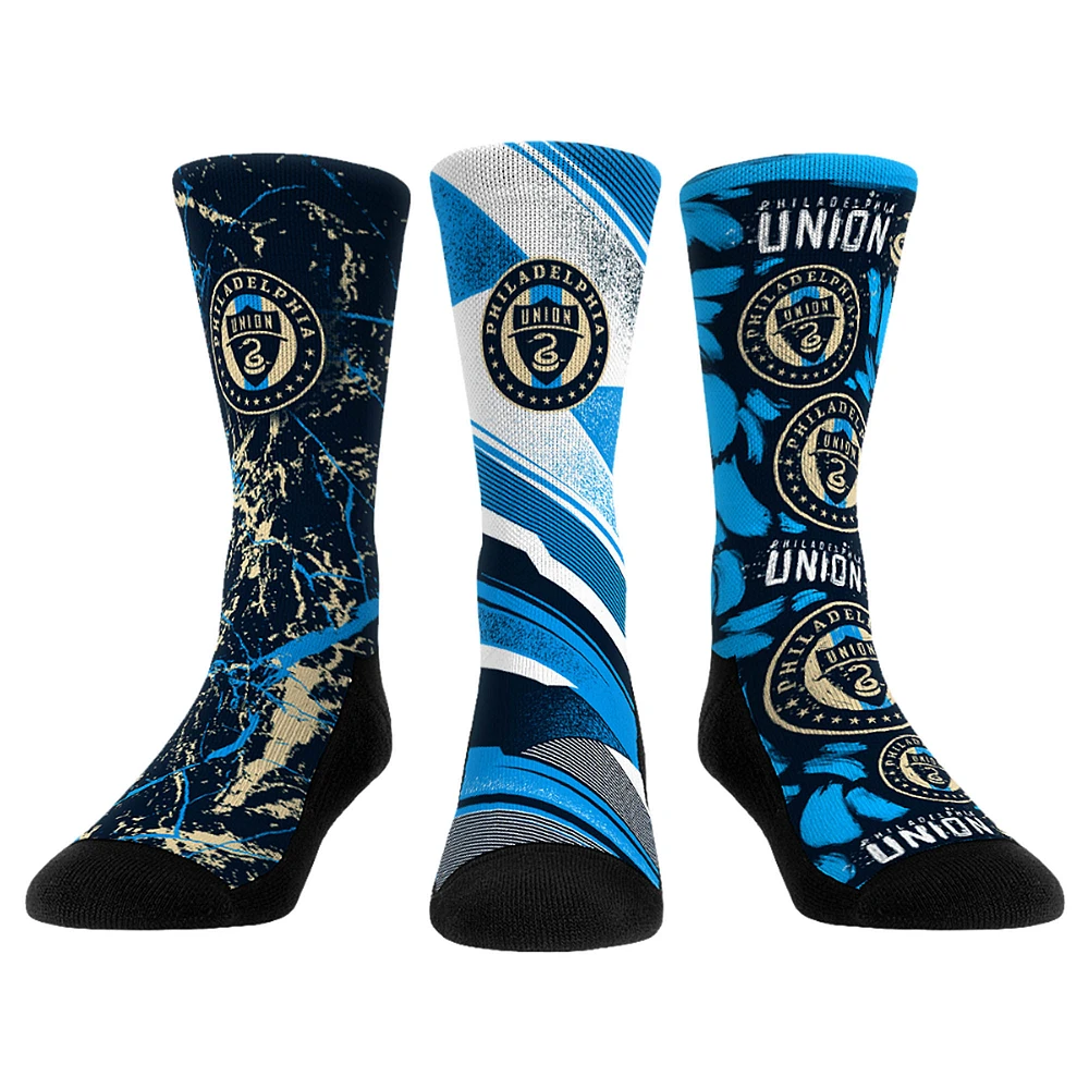 Rock Em Socks Light Blue Philadelphia Union Three-Pack Crew Set