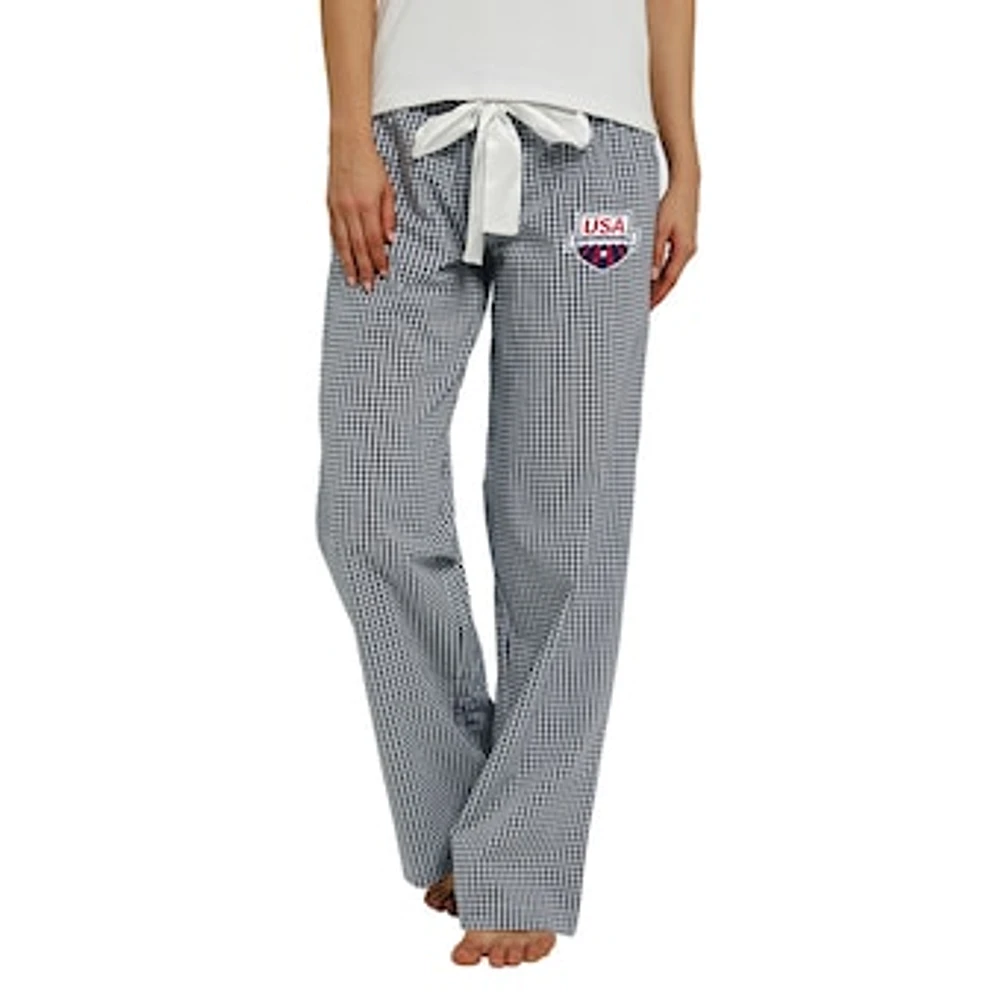 Women's Concepts Sport Navy/White USA Swimming Tradition Woven Pants
