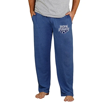 Men's Concepts Sport Navy USA Swimming Quest Knit Pants