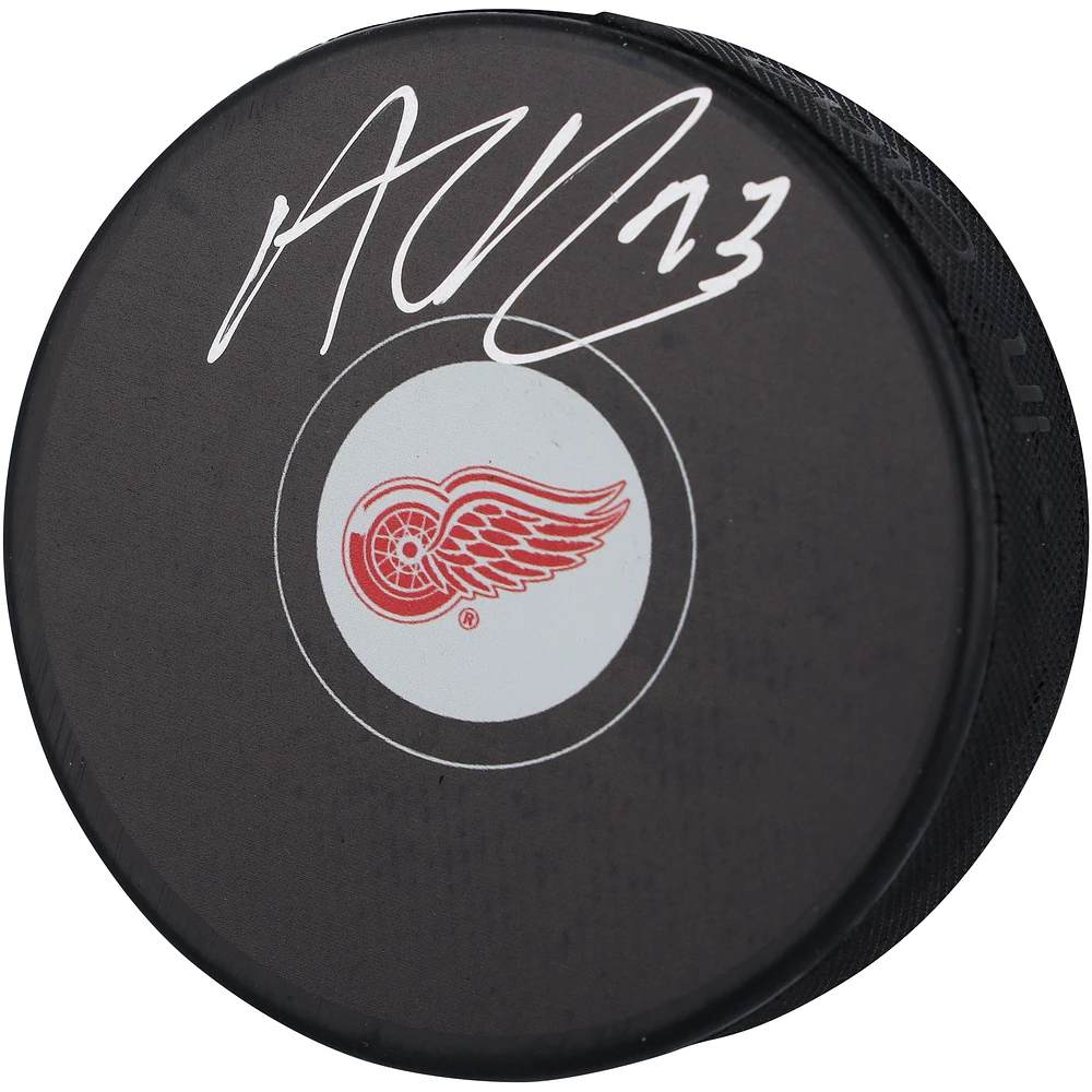 Alex DeBrincat Detroit Red Wings Autographed Hockey Puck
