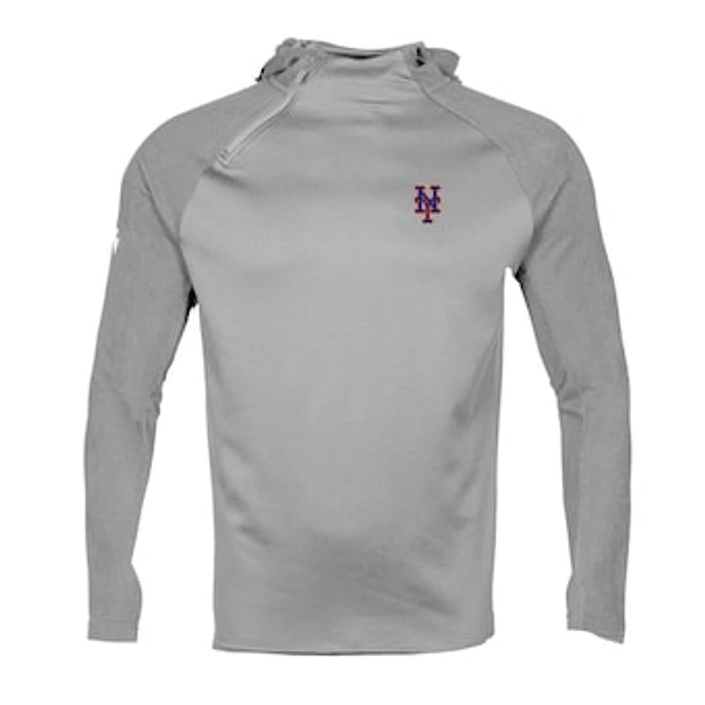 Men's Levelwear Gray New York Mets Ascent Insignia 2.0 Pullover Hoodie