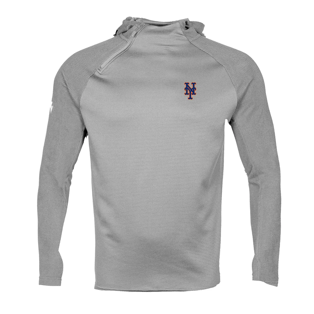 Men's Levelwear Gray New York Mets Ascent Insignia 2.0 Pullover Hoodie