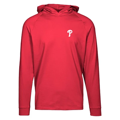 Men's Levelwear Red Philadelphia Phillies Dimension Insignia 2.0 Pullover Hoodie