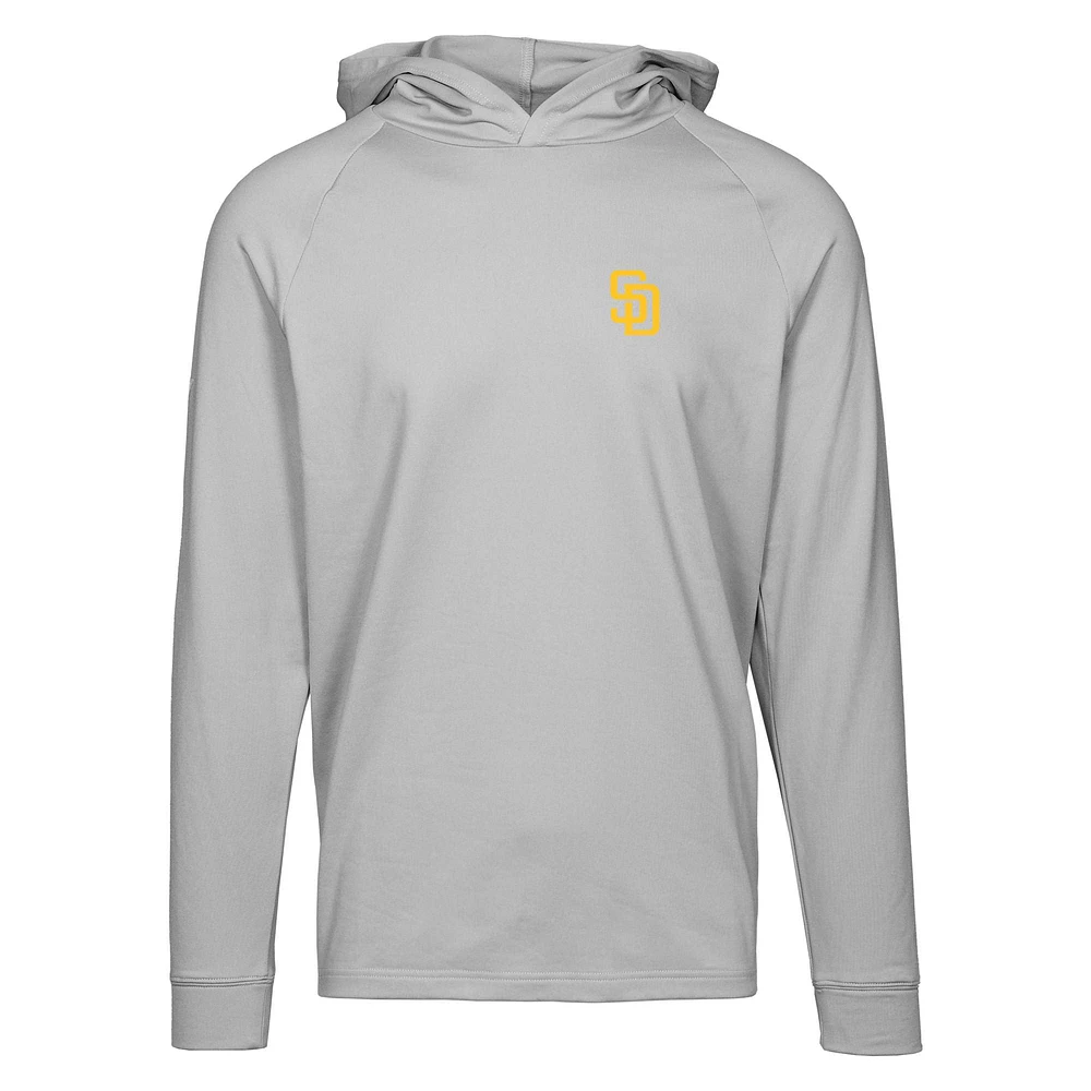 Men's Levelwear Gray San Diego Padres Dimension Insignia 2.0 Pullover Hoodie