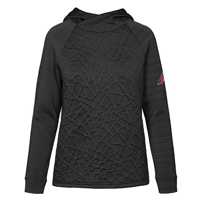 Women's Levelwear Black Arizona Diamondbacks Kenzie Insignia 2.0 Pullover Hoodie