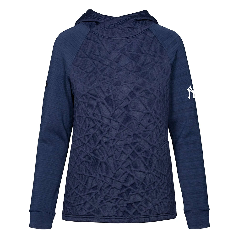 Women's Levelwear Navy New York Yankees Kenzie Insignia 2.0 Pullover Hoodie