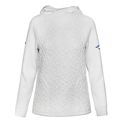 Women's Levelwear White Toronto Blue Jays Kenzie Insignia 2.0 Pullover Hoodie