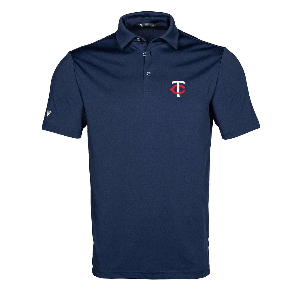 Men's Levelwear Navy Minnesota Twins Original Insignia Core Polo