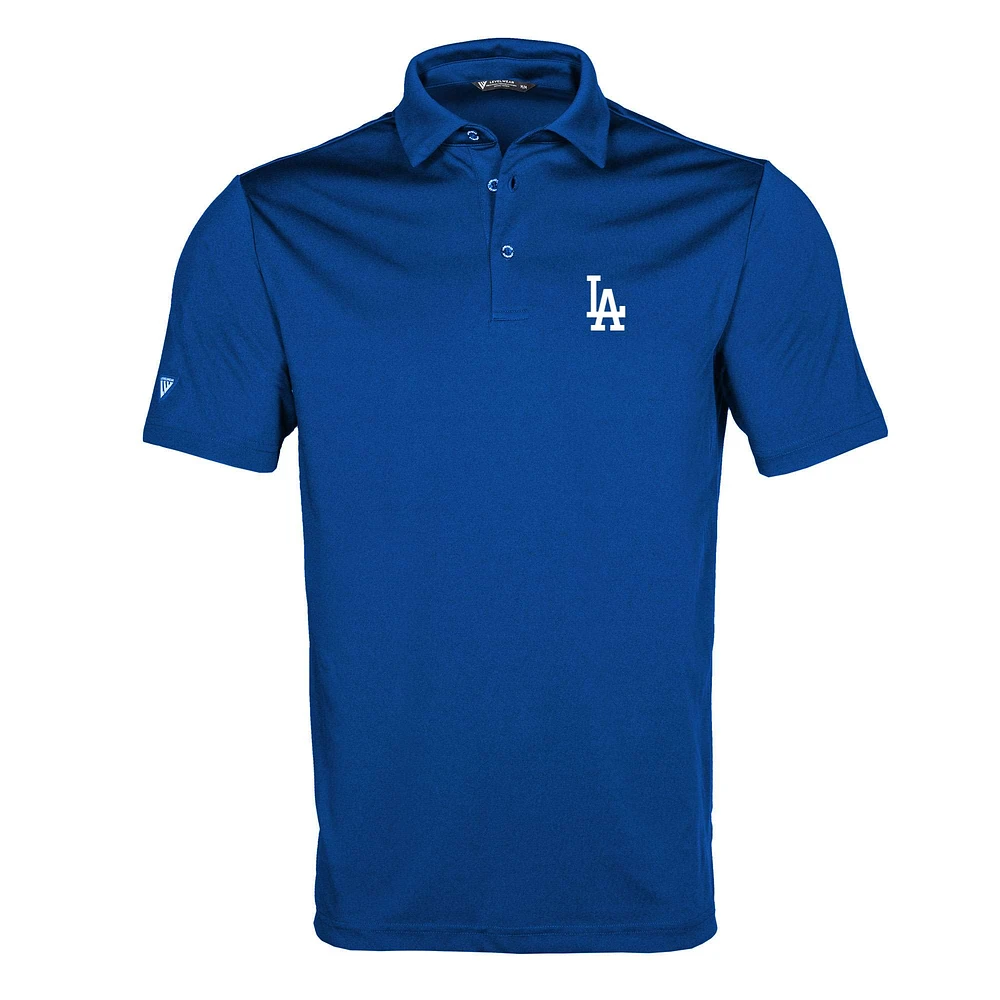 Men's Levelwear Royal Los Angeles Dodgers Original Insignia 2.0 Polo