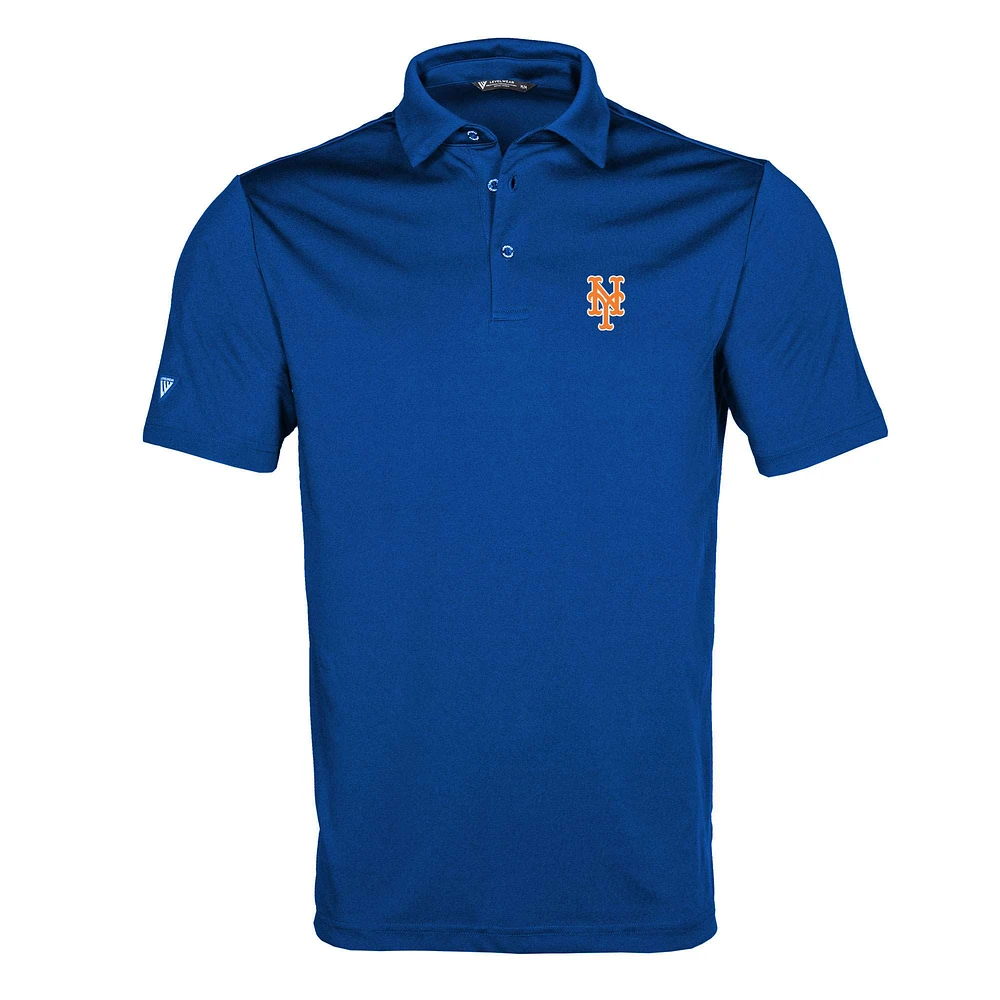 Men's Levelwear Royal New York Mets Original Insignia 2.0 Polo
