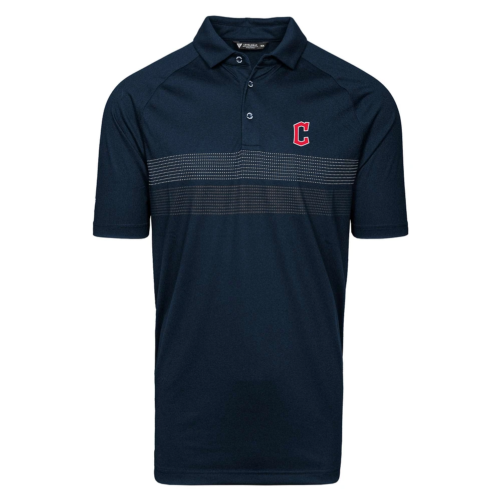 Men's Levelwear Navy Cleveland Guardians Mason Insignia 2.0 Polo